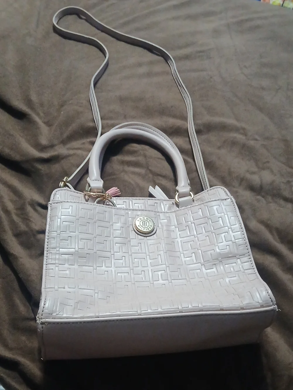 Tommy Hillfiger Blush Rose Satchel Handbag